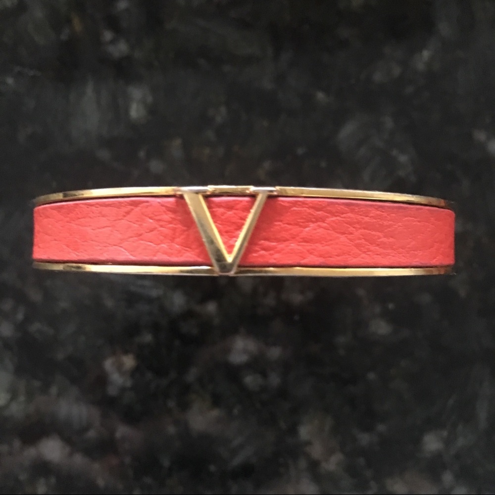 vince camuto Red V Shape Logo Bracelet